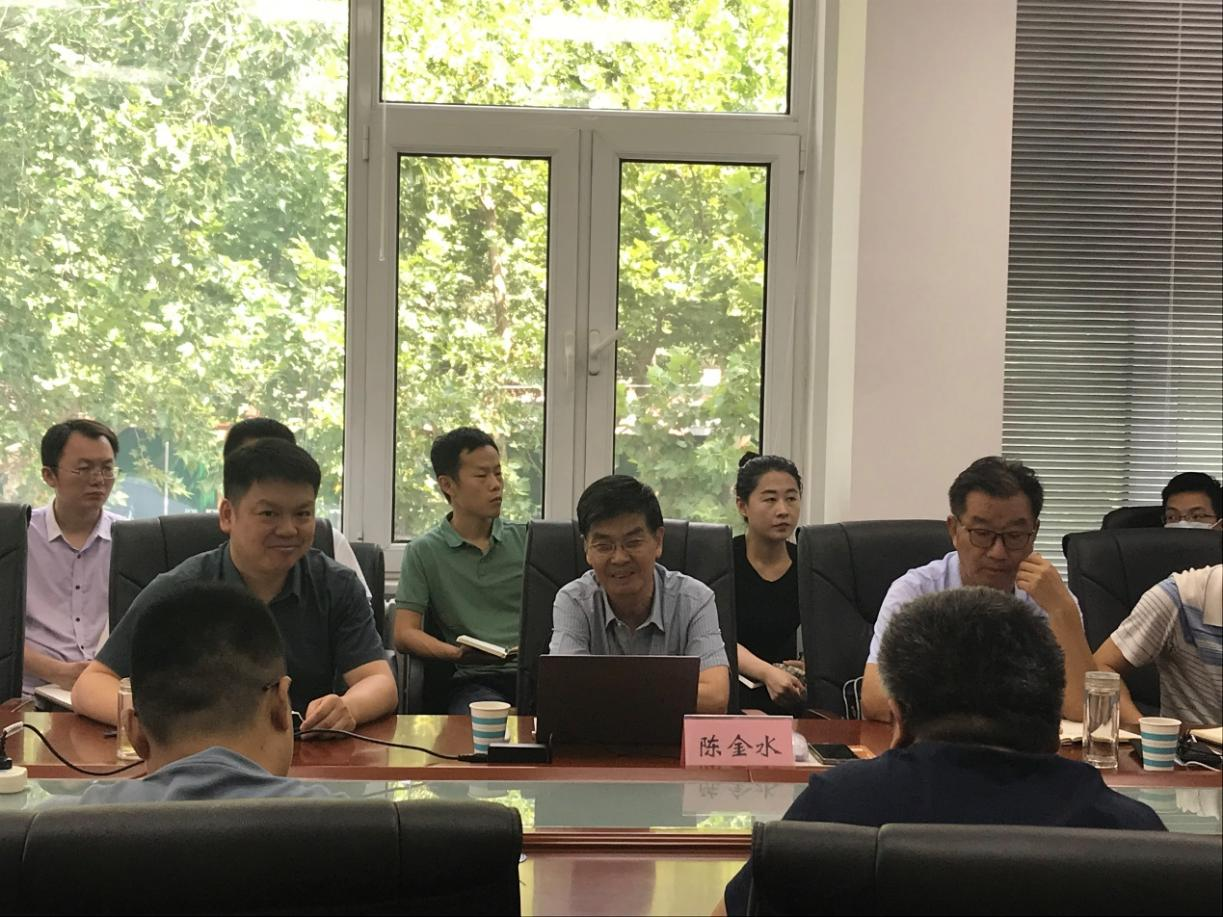 中国灌区信息化专家组组长、河海大学陈金水教授莅临山东水设交流指导